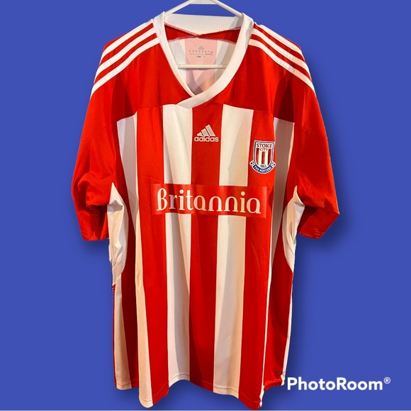 2011/2012 Stoke City adidas home jersey - Picture 1 of 6
